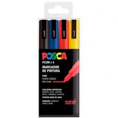Набор маркеров POSCA PC-3M Разноцветный цена и информация | Письменные принадлежности | pigu.lt