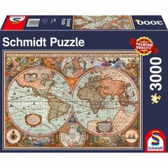 Dėlionė Schmidt Spiele Ancient World Map, 3000 d. kaina ir informacija | Dėlionės (puzzle) | pigu.lt