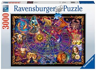 Dėlionė su zodiako ženklais Ravensburger Zodiac Signs, 3000 d. kaina ir informacija | Dėlionės (puzzle) | pigu.lt