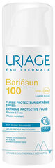 Эмульсия для лица Uriage Bariésun 100 Extreme Protective Fluid SPF50+, 50 мл цена и информация | Кремы от загара | pigu.lt