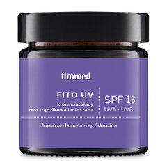 Фитокосметика Fito UV SPF15 Матирующий Крем для Проблемной и Смешанной Кожи цена и информация | Кремы для лица | pigu.lt