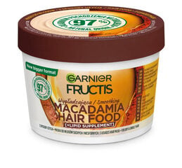 Stiprinanti plaukų kaukė Garnier Fructis Hair Food Macadamia, 400 ml цена и информация | Средства для укрепления волос | pigu.lt