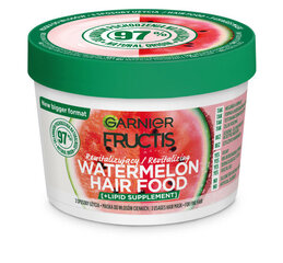 Atgaivinanti plaukų kaukė Garnier Fructis Hair Food Watermelon, 400 ml kaina ir informacija | Priemonės plaukų stiprinimui | pigu.lt