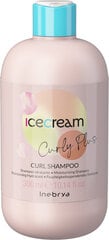 Шампунь увлажняющий для вьющихся волос Inebrya Ice Cream Curly Plus Curl Shampoo Estratto Di Moringa, 300 мл цена и информация | Шампуни | pigu.lt