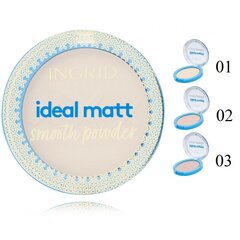Kompaktinė pudra veidui Ingrid Ideal Matt Smooth Powder, 02, 8 g kaina ir informacija | Makiažo pagrindai, pudros | pigu.lt