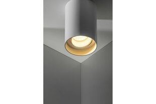 Корпус светильника потолочного Resto, GU10, Ø80x125 мм, IP20, чёрный цена и информация | Потолочные светильники | pigu.lt