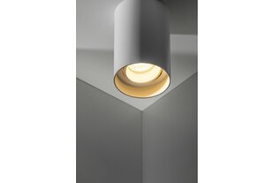Корпус светильника потолочного Resto, GU10, Ø80x125 мм, IP20, белый цена и информация | Потолочные светильники | pigu.lt
