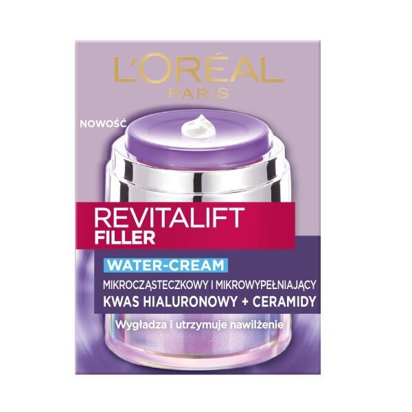 Veido kremas L'Oréal Paris Revitalift Filler, 50 ml цена и информация | Veido kremai | pigu.lt