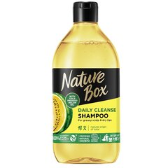 Valomasis šampūnas riebiai galvos odai Nature Box Melon Oil, 385 ml kaina ir informacija | Šampūnai | pigu.lt