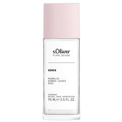 Purškiamas dezodorantas S.Oliver Pure Sense, 75 ml цена и информация | Дезодоранты | pigu.lt