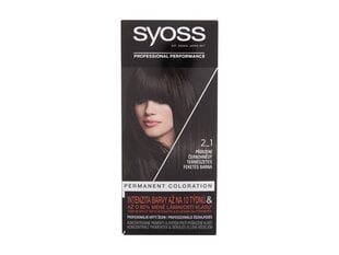 Plaukų dažai Syoss Permanent Coloration Hair Color 2_1, 50 ml цена и информация | Краска для волос | pigu.lt