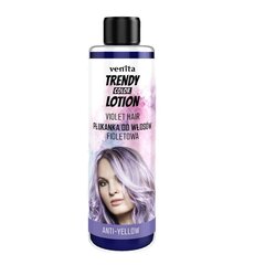 Skalavimo priemonė šviesiems ir žiliems plaukams Venita Trendy Color Lotion, Violet Hair, 200 ml kaina ir informacija | Plaukų dažai | pigu.lt