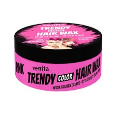 Вощ разноцветной стилизации волос Venita Pink, 75г цена и информация | Средства для укладки волос | pigu.lt