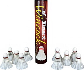 Badmintono skrajukai Vinex Wincock, 10 vnt. цена и информация | Бадминтон | pigu.lt
