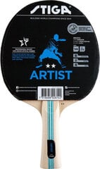 Stalo teniso raketė Stiga Artist ping pong racket, 1 vnt, juoda kaina ir informacija | Stiga Sportas, laisvalaikis, turizmas | pigu.lt