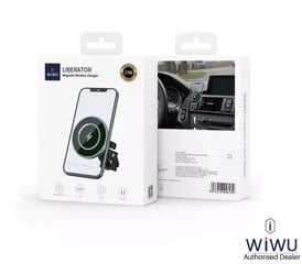 WiWU Liberator Magnetic Wireless car charger 15W цена и информация | Держатели для телефонов | pigu.lt