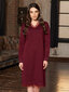 Suknelė moterims Bisbigli Suzana Bordeaux, raudona kaina ir informacija | Suknelės | pigu.lt