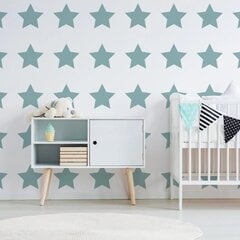 Виниловые наклейки на стену Звёзды серого цвета Декор интерьера для детской комнаты - 40 шт. цена и информация | Интерьерные наклейки | pigu.lt