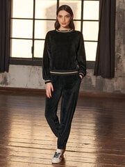 Bisbigli домашняя одежда "Melilla Black - Silver Velour" цена и информация | Спортивная одежда для женщин | pigu.lt
