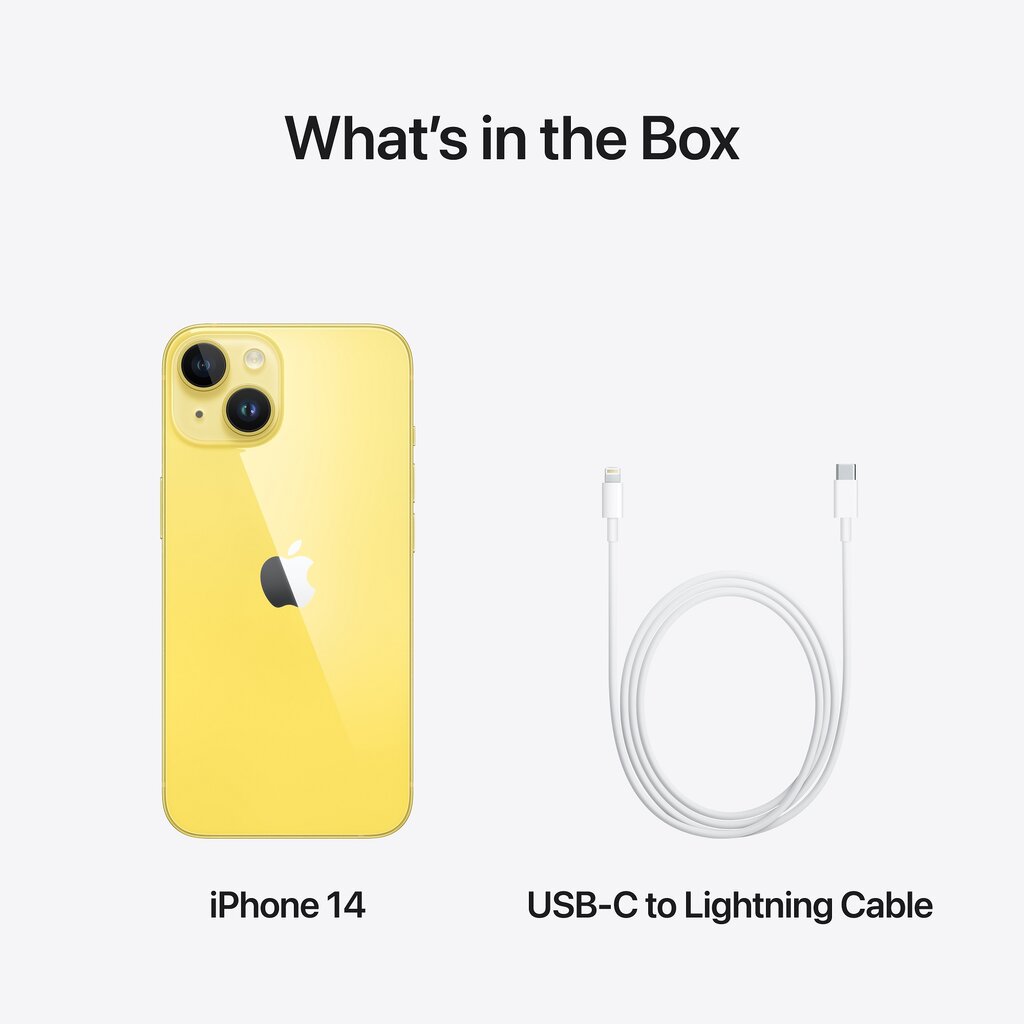 Apple iPhone 14 Plus 128GB Yellow MR693PX/A kaina ir informacija | Mobilieji telefonai | pigu.lt