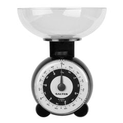 Кухонные весы Salter 139 BKFEU16 Orb, черные цена и информация | Весы (кухонные) | pigu.lt