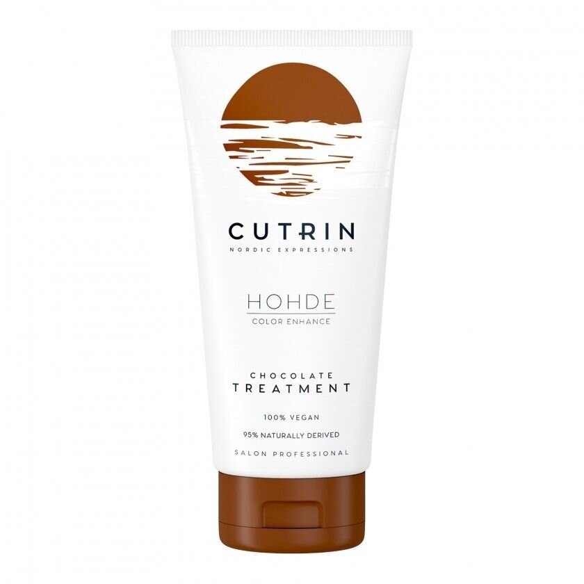 Tonizuojanti plaukų kaukė Cutrin Hohde Chocolate Treatment, 200 ml цена и информация | Priemonės plaukų stiprinimui | pigu.lt