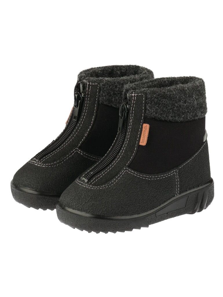 Kuoma aulinukai vaikams Baby 1343*03, juodi kaina ir informacija | Žieminiai batai vaikams | pigu.lt