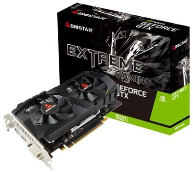 Biostar VN1055TF41 graphics card NVIDIA GeForce GTX 1050 Ti 4 GB GDDR5 4712960683242 цена и информация | Видеокарты (GPU) | pigu.lt