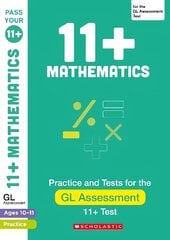 11plus maths practice and test for the GL assessment ages 10-11 kaina ir informacija | Knygos paaugliams ir jaunimui | pigu.lt