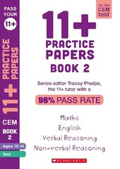 11plus practice papers for the CEM test ages 10-11 kaina ir informacija | Knygos paaugliams ir jaunimui | pigu.lt