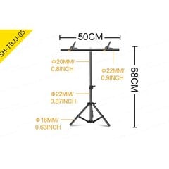 Т-образная стойка для фотографирования объектов (без фона) цена и информация | Осветительное оборудование для фотосъемок | pigu.lt