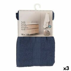 Банное полотенце Синий (70 x 0,5 x 130 cm) (3 штук) цена и информация | Полотенца | pigu.lt