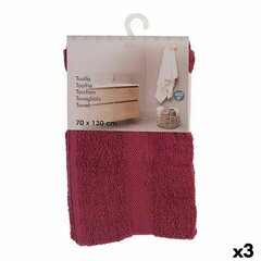 Банное полотенце Тёмно Бордовый (70 x 0,5 x 130 cm) (3 штук) цена и информация | Полотенца | pigu.lt