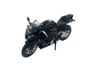 Игрушечный мотоцикл МСЗ БМВ, 1:12, черный цена и информация | Игрушки для мальчиков | pigu.lt