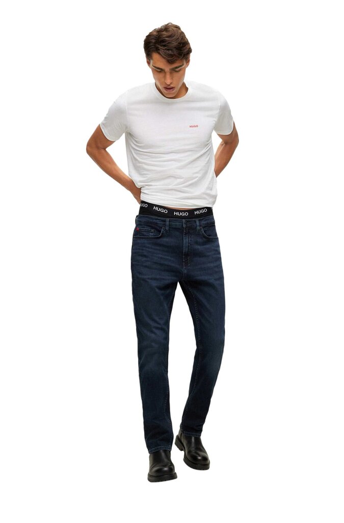 Hugo Boss vyriški marškinėliai 77241, balti, 3 vnt. kaina ir informacija | Vyriški marškinėliai | pigu.lt