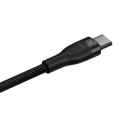 2in1 USB cable Baseus Flash Series USB-C do USB-C 100W, 1.5m (black цена и информация | Кабели и провода | pigu.lt