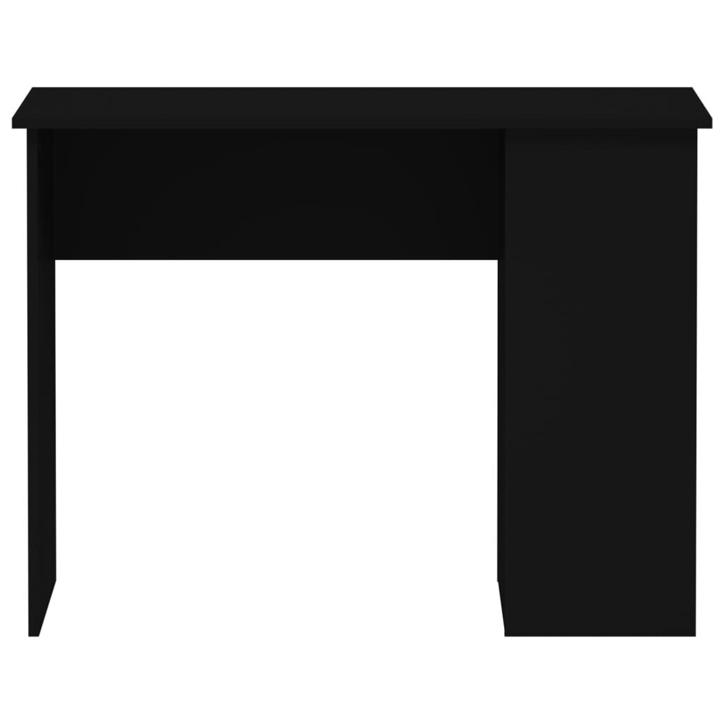 Rašomasis stalas vidaXL, juodas kaina ir informacija | Kompiuteriniai, rašomieji stalai | pigu.lt