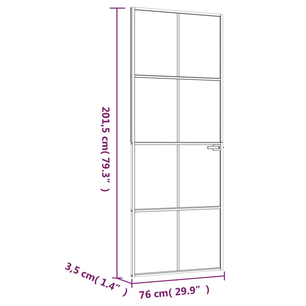 Vidaus durys, 76x201,5 cm kaina ir informacija | Vidaus durys | pigu.lt