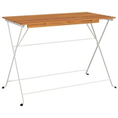 Sulankstomas bistro stalas vidaXL, 100x54x71cm kaina ir informacija | Lauko stalai, staliukai | pigu.lt