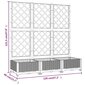 Sodo lovelis su treliažu, 120x40x121,5cm kaina ir informacija | Vazonėliai daiginimui ir persodinimui | pigu.lt