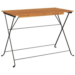 Sulankstomas bistro stalas vidaXL, 100x54x71cm kaina ir informacija | Lauko stalai, staliukai | pigu.lt