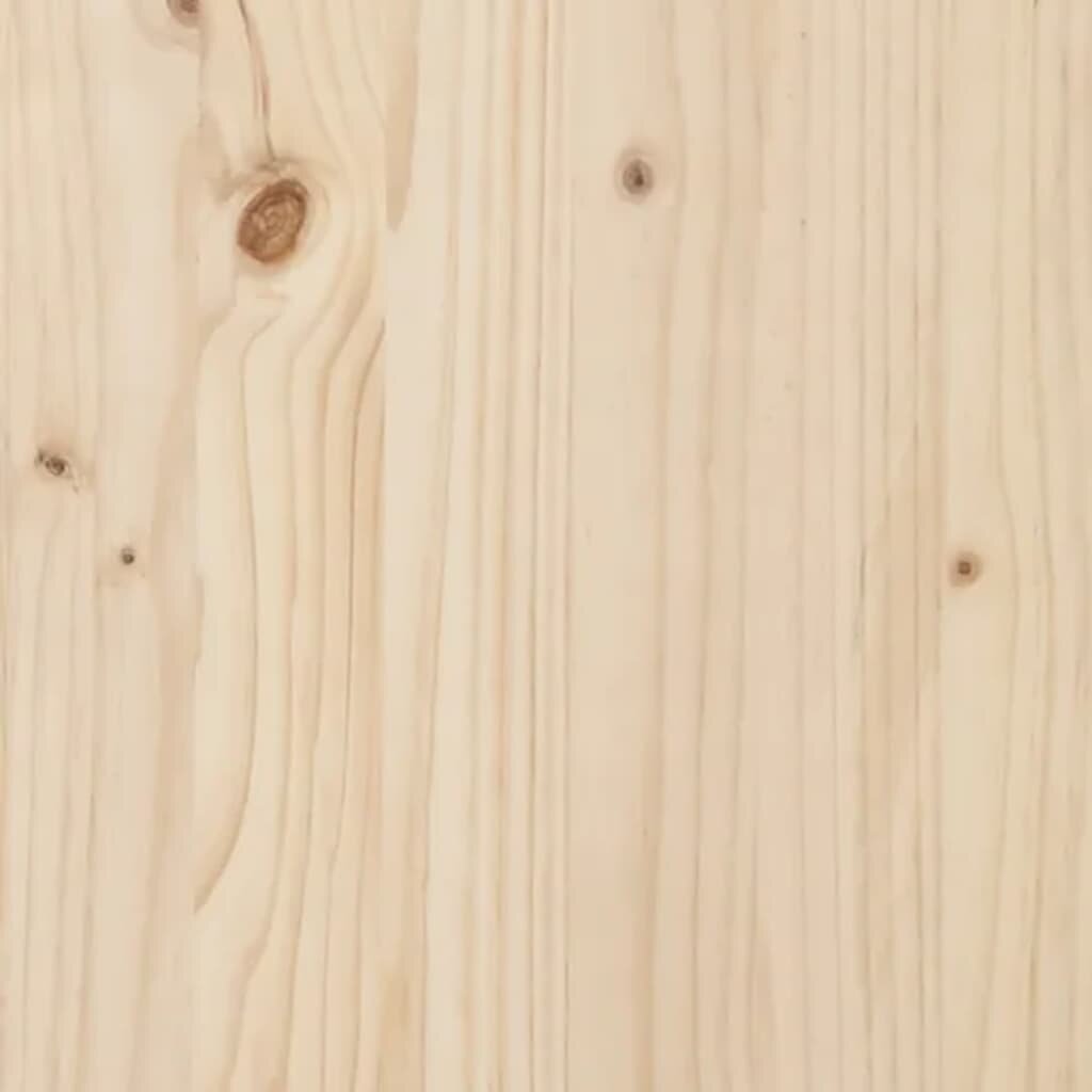 vidaXL Lova, 90x200cm, pušies medienos masyvas kaina ir informacija | Lovos | pigu.lt