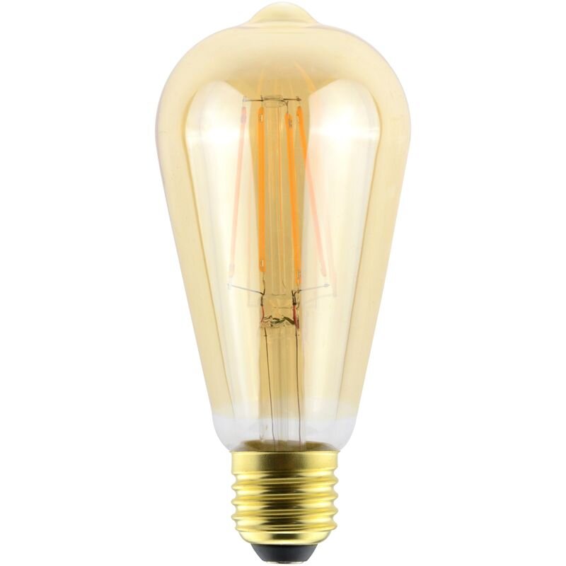 LED lemputė Avide 7W E27 ST57 Dimm/Amber FL kaina ir informacija | Elektros lemputės | pigu.lt