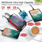 Feegar 36000mah 20W 4x USB-C QI saulės energijos bankas kaina ir informacija | Atsarginiai maitinimo šaltiniai (power bank) | pigu.lt