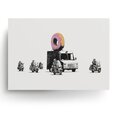 Interjero lipdukas Banksy Graffiti Donut Truck