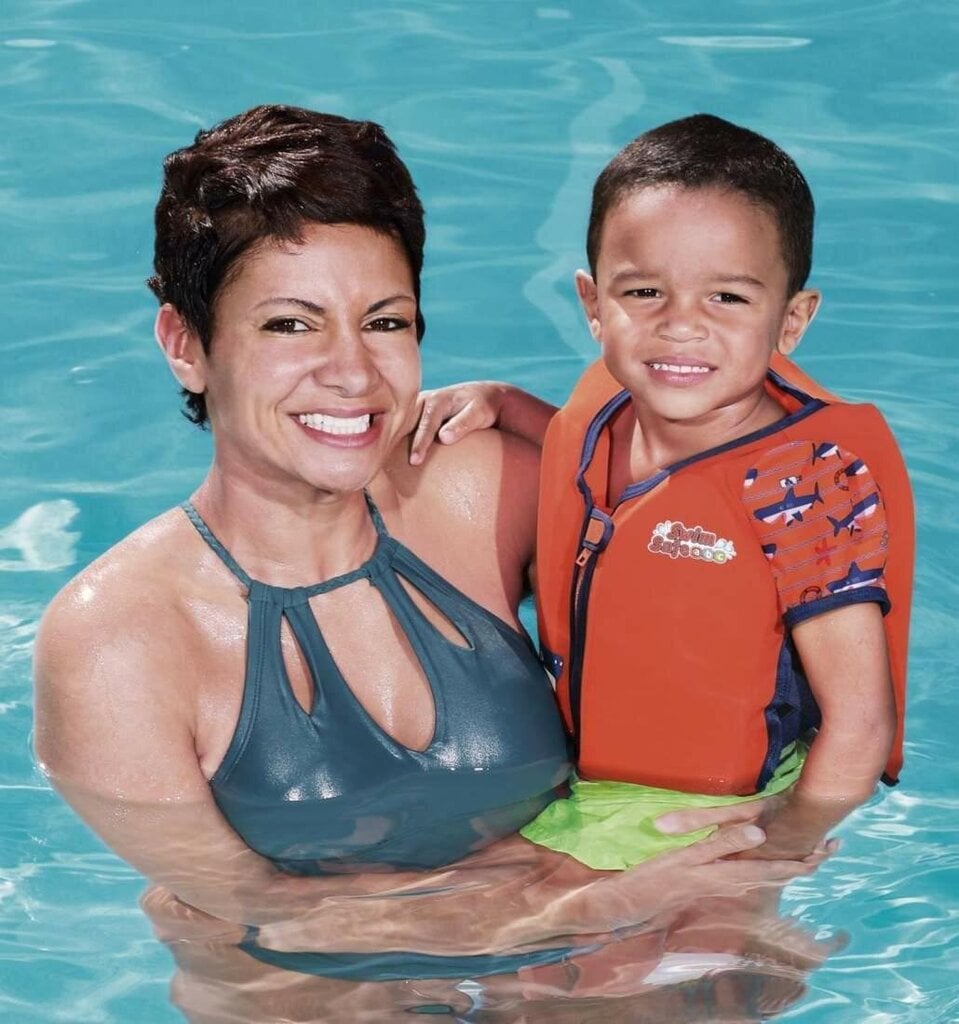 Plaukimo liemenė vaikams Bestway Swim Safe, orandžinė цена и информация | Plaukimo liemenės ir rankovės | pigu.lt