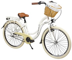 Велосипед Azimut Sarema ALU 26" 2023, белый цена и информация | Велосипеды | pigu.lt
