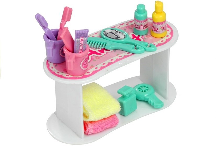 Lėlė su vonia ir priedais kaina ir informacija | Žaislai mergaitėms | pigu.lt
