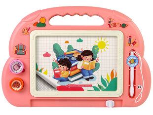 Магнитная доска с марками для блокнота, розовая цена и информация | Развивающие игрушки | pigu.lt