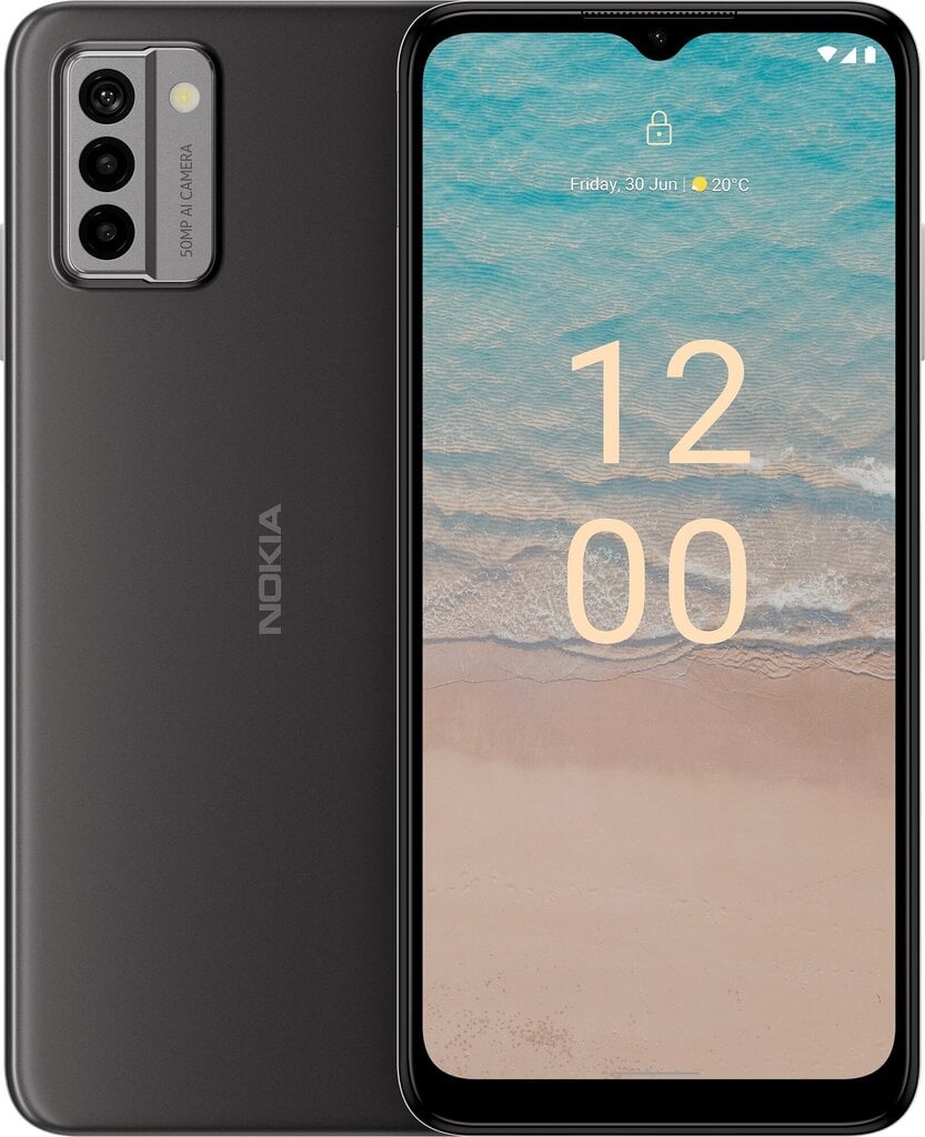 Телефон Nokia G22 4/64GB Meteor Gray цена | pigu.lt